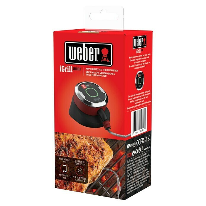 Weber Barbecuethermometer iGrill Mini (Bluetooth, Meetsensor)