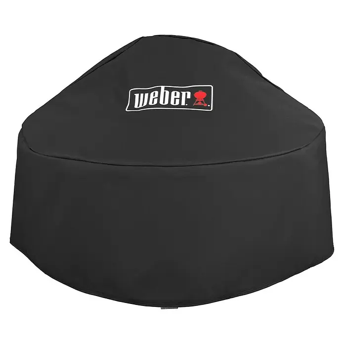 Weber Grill-Schutzhülle Fireplace - Passend für: Weber Feuerstelle Fireplace - Schwarze Weber Grillabdeckung mit dem Weber-Logo. Schützt den Grill vor Witterungseinflüssen und hält ihn sauber.