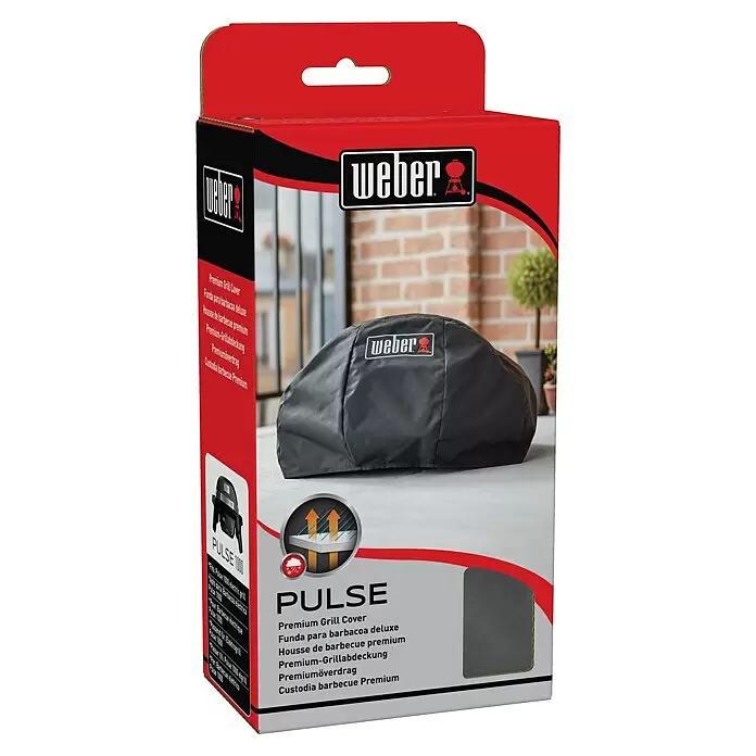 Weber Premium Grill-SchutzhüllePassend für: Weber Smartgrill Pulse 1000 Diagonal View