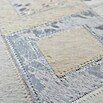 Kayoom Echtlederteppich Dazzle 100 (Grau/Silber, L x B: 170 x 120 cm)