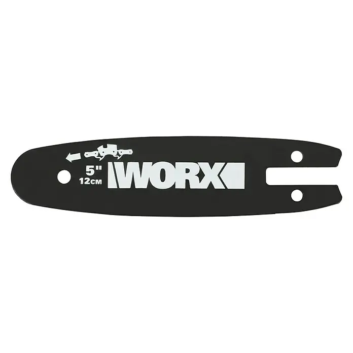 Worx Ersatz-Schwert - Passend für: WG326E.9 - Abbildung einer WORX 5" / 12cm Kettensäge, ideal für präzise Schnitte. Kompaktes Design für einfache Handhabung und Lagerung.