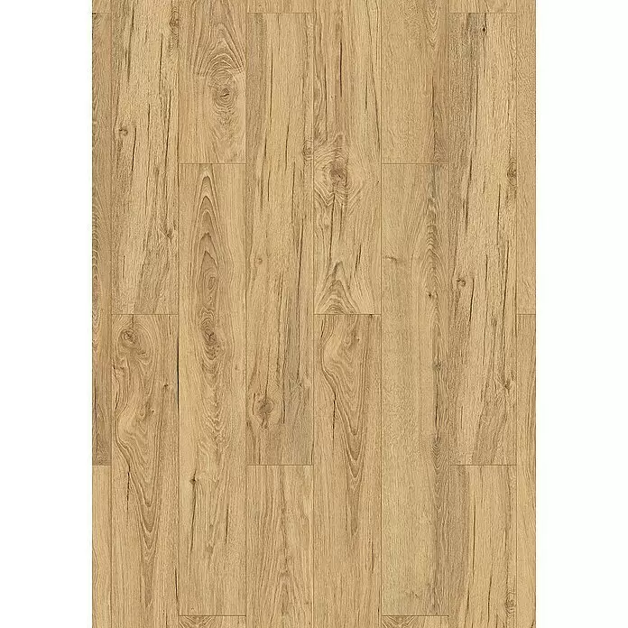 Krono Original Laminat Super Natural - Armoury Oak, Landhausdiele, 1.288 x 195 x 8 mm - Draufsicht