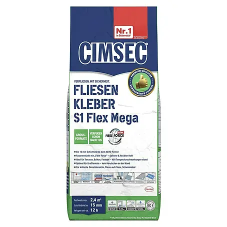 Cimsec Fliesenkleber S1 Flex Mega