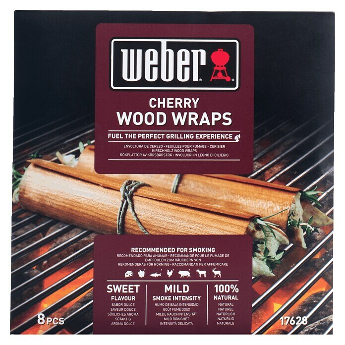 Weber Wood Wraps (Kirsche, 8 Stk.)