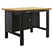 Simonrack Simonwork Werkbank BT6L MDF CABINET 1500 (L x B: 75 x 150 cm, Arbeitshöhe: 86,5 cm, Belastbarkeit: 600 kg, Schwarz) | BAUHAUS
