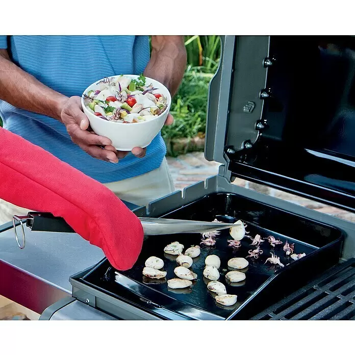 Weber Grillplatte - L x B: 52 x 39 cm - Anwendungsbeispiel
