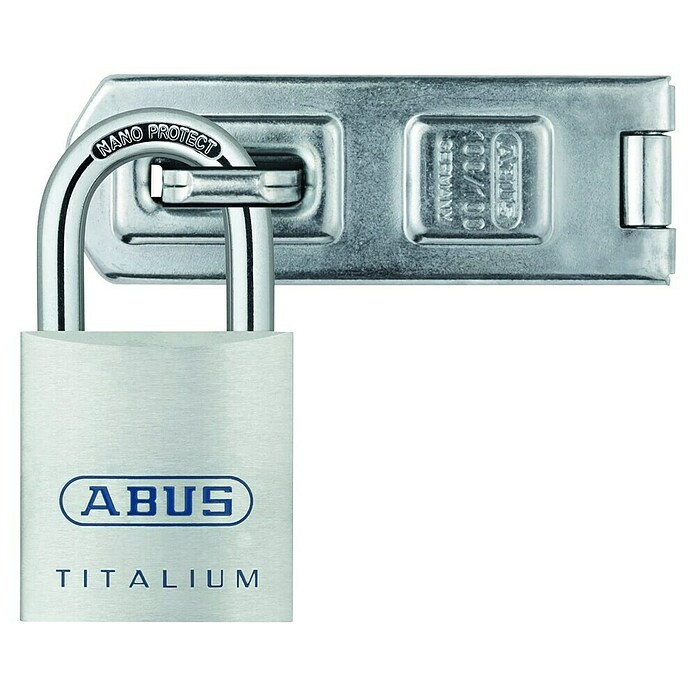 Abus Titalium hangslot 80TI/50 (TitaliumTM speciaal aluminium) | BAUHAUS