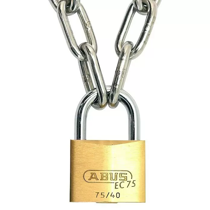 Abus Vorhängeschloss Lock-Tag 75/40 - B x H: 39,5 x 61,5 mm, Bügelstärke: 6,5 mm, Sicherheitsstufe: 6 - Detailaufnahme