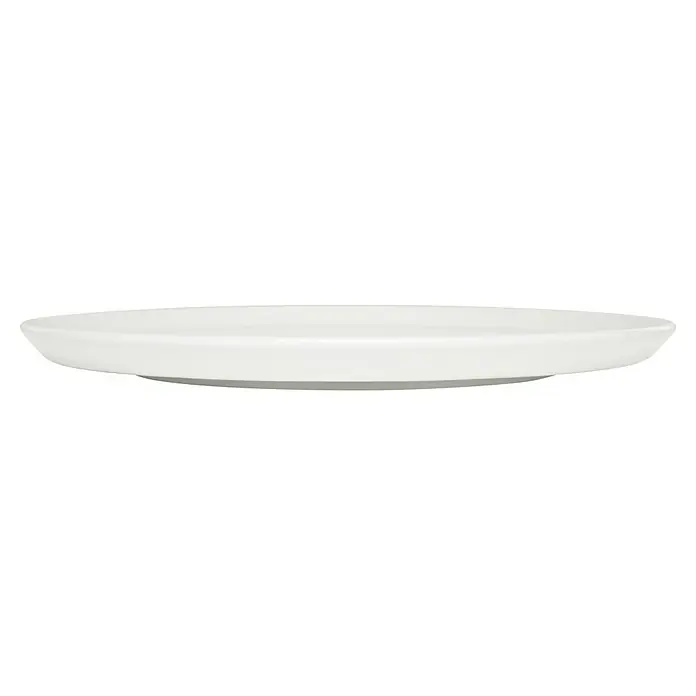 Weber Teller Porzellan - Keramik, Durchmesser: 27,5 cm - Hier ist ein weißer, tiefer Teller mit einem schlichten Design, ideal für Suppen oder Salate. Die neutrale Farbe passt zu jeder Tischdekoration.