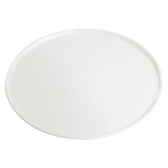 Weber Pizzateller - Keramik, Durchmesser: 30,2 cm - Ein weißer Weber Pizzastein, perfekt zum Backen von knuspriger Pizza auf dem Grill. Er sorgt für eine gleichmäßige Hitzeverteilung.