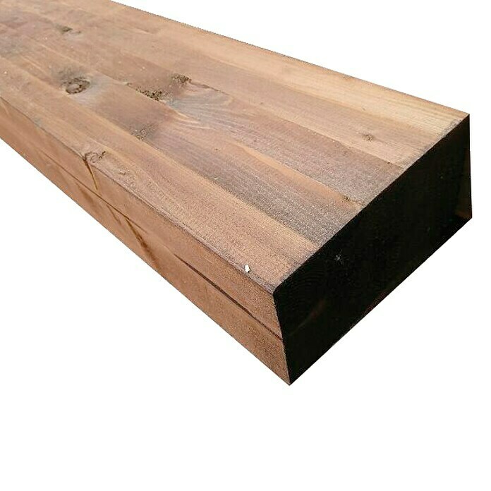 Traviesa de madera (90 x 25 x 5 cm, Hormigón, Efecto madera)