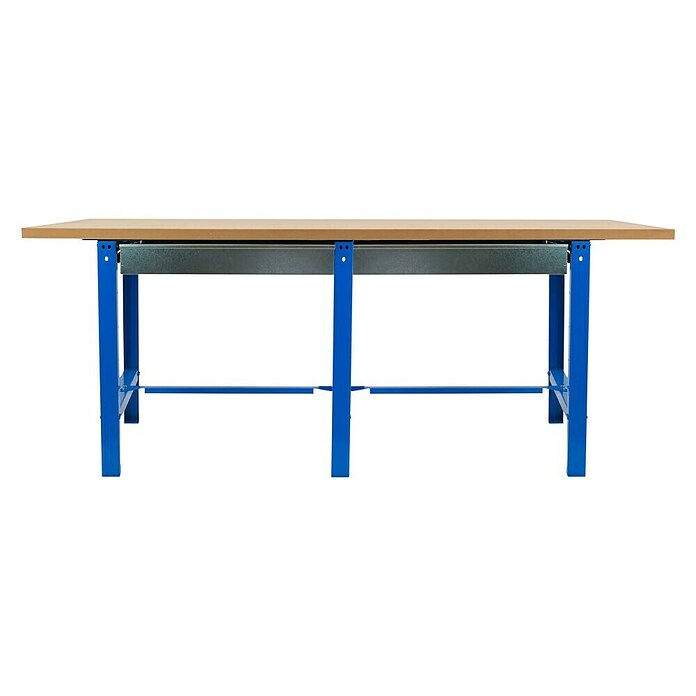 Simonrack Simonwork Banco de trabajo BT6 Box (L x An: 75 x 210 cm, Altura de trabajo: 86,5 cm, Carga soportada: 600 kg, Azul) | BAUHAUS