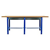 Simonrack Simonwork Banco de trabajo BT6 Box (L x An: 75 x 210 cm, Altura de trabajo: 86,5 cm, Carga soportada: 600 kg, Azul) | BAUHAUS