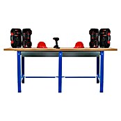 Simonrack Simonwork Banco de trabajo BT6 Box (L x An: 75 x 210 cm, Altura de trabajo: 86,5 cm, Carga soportada: 600 kg, Azul) | BAUHAUS