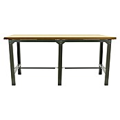 Simonrack Simonwork Banco de trabajo BT6 Tandem (L x An: 210 x 75 cm, Altura de trabajo: 86,5 cm, Carga soportada: 600 kg, Gris/Madera) | BAUHAUS
