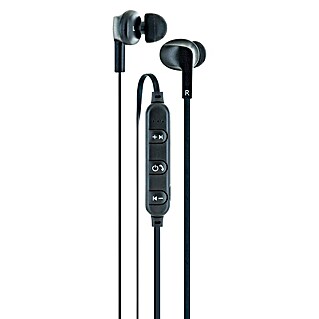 Schwaiger In Ear Kopfhörer Bluetooth (Schwarz, Kabellänge: 0,7 m, Micro-USB-Buchse)