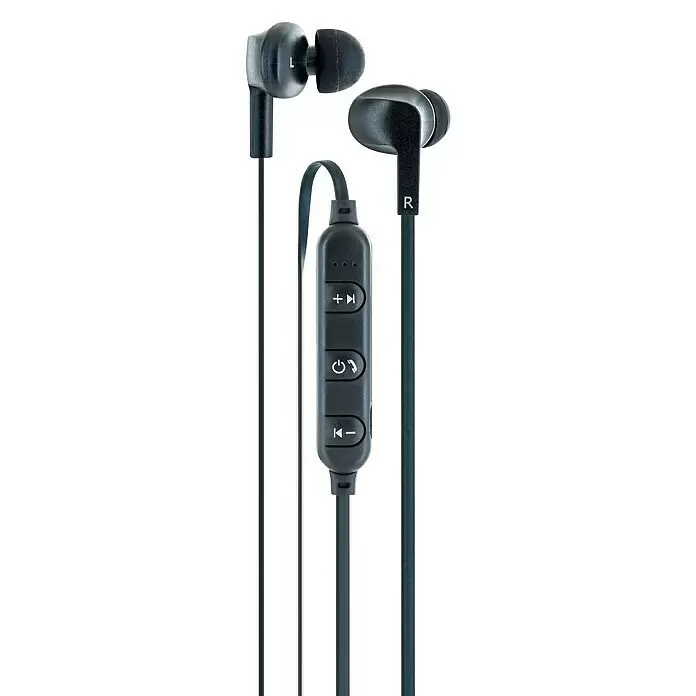 Schwaiger In Ear Kopfhörer Bluetooth - Schwarz, Kabellänge: 0,7 m, Micro-USB-Buchse - Detailaufnahme