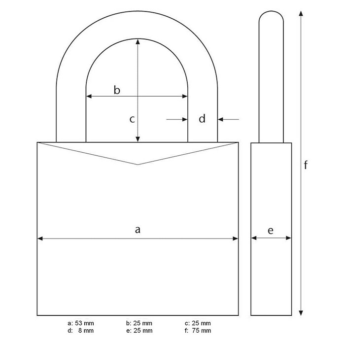 Abus Cijferhangslot Lock-Tag 180IB/50 (Beugeldikte: 8 mm, Veiligheidsniveau: 5) | BAUHAUS