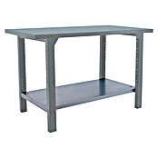 Simonrack Simonwork Banco de trabajo BT6L PRO Metal (L x An: 73 x 150 cm, Altura de trabajo: 83 cm, Carga soportada: 1.000 kg, Gris) | BAUHAUS