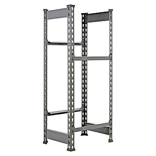 Simonrack Simonbottle Estantería para cajas de bebidas (Al x An x Pr: 100 x 40 x 30 cm, Carga límite balda: 100 kg, Número de baldas: 2 ud., Inserción, Gris)