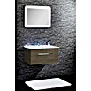 Camargue Stella Waschtischunterschrank (49 x 99,5 x 39 cm, 1 Schubkasten, Mit Beleuchtung, Eiche Maron)
