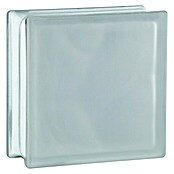 Fuchs Design Glasbaustein Sahara (Klar, Wolke sandgestrahlt, 19 x 19 x 8 cm, Beidseitig satiniert)