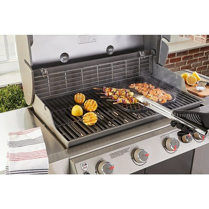 Weber Grillplatte 2in1 (L x B: 36,3 x 35,8 cm, Gusseisen) | BAUHAUS