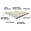 Terrassenfliese Slate Black (Schwarz, 60 x 60 x 2 cm, Feinsteinzeug)