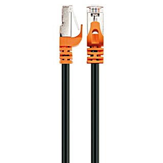 Schwaiger Kabel voor netwerk CAT7 S/FTP (Lengte: 10 m, Oranje, RJ45-stekker)