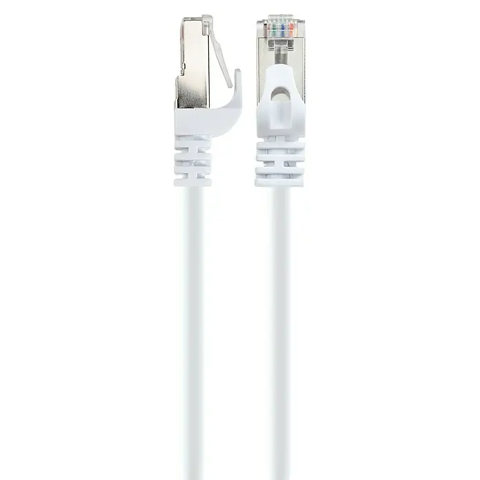 Schwaiger Netzwerk-Kabel - Länge: 30 m, Weiß, RJ45-Stecker, Bis zu 1 GBit/s - Zwei weiße Ethernet-Kabel mit RJ45-Steckern, die für eine schnelle und zuverlässige Netzwerkverbindung sorgen. Ideal für Büro und Zuhause.