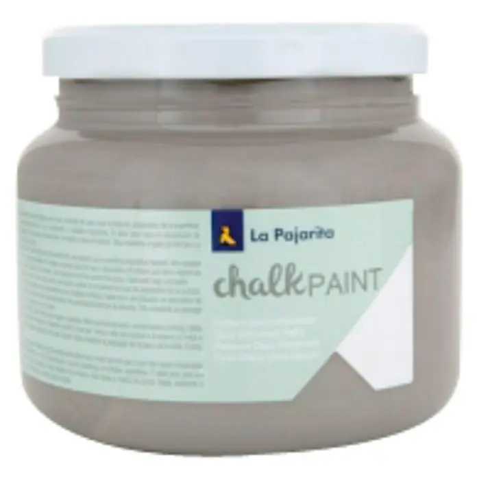 La Pajarita Pintura de tiza Chalk Paint - Vintage, 500 ml, Mate - Un bote de pintura a la tiza La Pajarita, ideal para muebles y decoraciones, con un acabado mate para un aspecto vintage.
