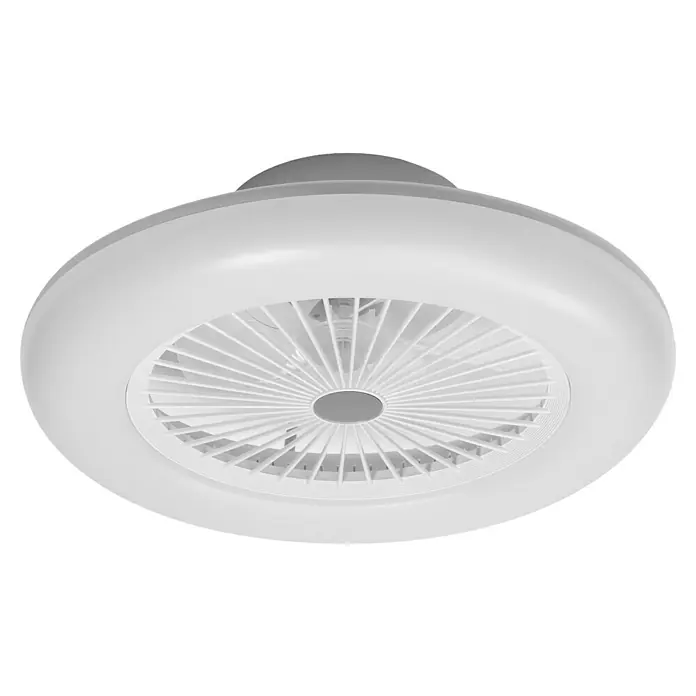 Ledvance Smart+ WiFi Deckenventilator - Weiß, 55 cm, 75 W, Neutralweiß - Deckenventilator in modernem Design mit integrierter Beleuchtung für eine angenehme Atmosphäre in jedem Raum.