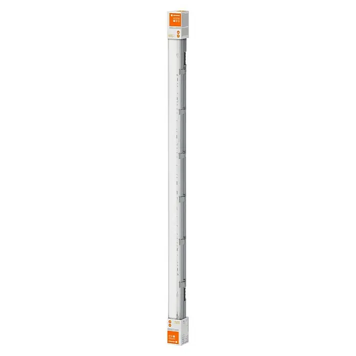 Ledvance LED-Feuchtraumlichtleiste Submarine - L x B x H: 150 x 6,6 x 7,5 cm, Lichtfarbe: Kaltweiß, 19 W, IP65 - Eine schlanke LEDVANCE Leuchte in einem hohen, weißen Gehäuse, ideal für moderne Beleuchtungslösungen mit effizienter Lichtverteilung.