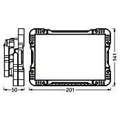 Ledvance LED-Strahler (50 W, 4.000 lm, 4.000 K, L x B x H: 5 x 20,1 x 14,1 cm, IP20) | BAUHAUS