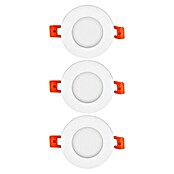 Ledvance LED-Einbauleuchten-Set rund (4,5 W, Ø x H: 8,5 x 2,3 cm, Weiß, Warmweiß) | BAUHAUS