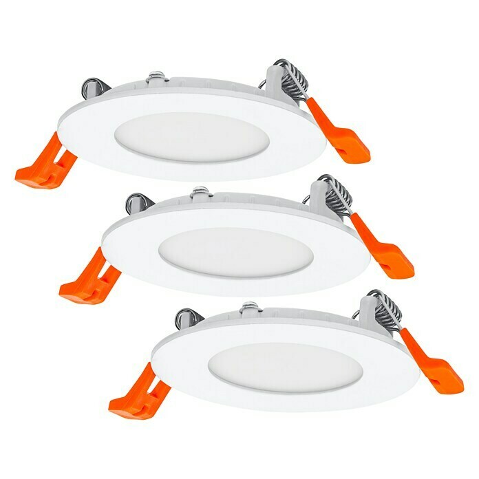 Ledvance LED-Einbauleuchten-Set rund (4,5 W, Ø x H: 8,5 x 2,3 cm, Weiß, Warmweiß) | BAUHAUS