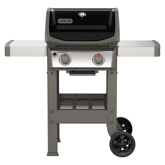 Weber Barbacoa de gas Spirit II E-210 GBS - Superficie de la parrilla (An x Pr): 51 x 46 cm, Número de quemadores: 2 - Barbacoa de gas Weber Spirit II con dos quemadores para una experiencia de parrilla perfecta. Ideal para principiantes.