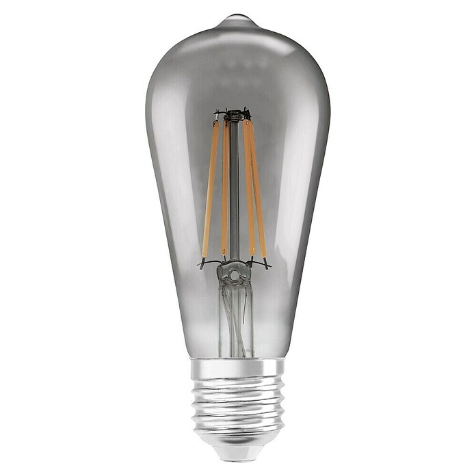Ledvance Smart+ WiFi Ledlamp Edison Smoke (E27, Dimbaar, Warm wit, 540 lm, 6 W) | BAUHAUS