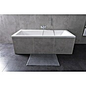 Camargue Alfombra para baño Zottel (50 x 80 cm, Gris, 100 % poliéster)