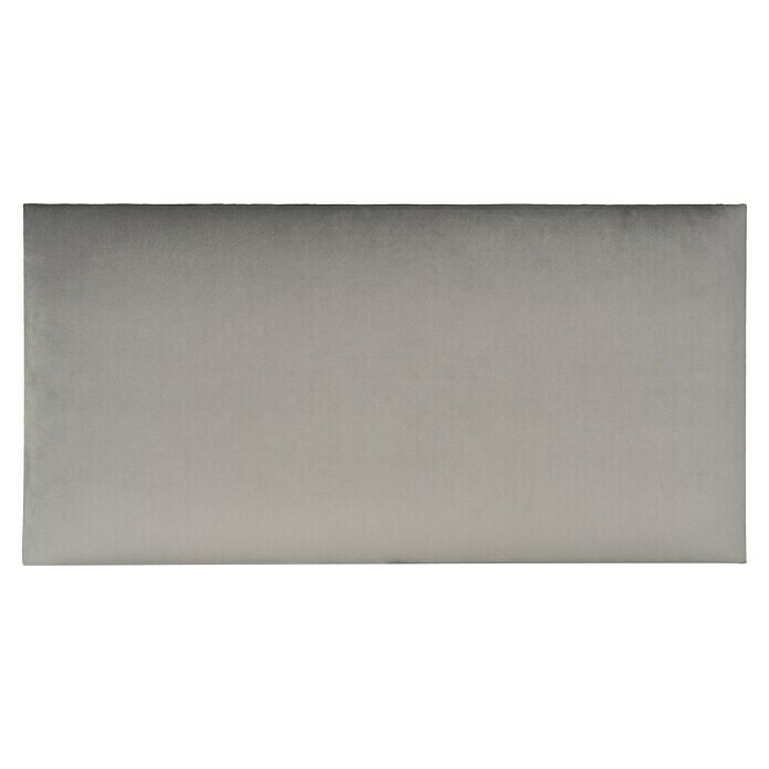 Fllow Cuscino da parete decorativo in velluto grigio 60 x 30 cm 