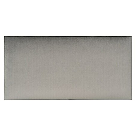 Fllow Deko-Wandpolster Velvet (Grau, L x B: 60 x 30 cm)