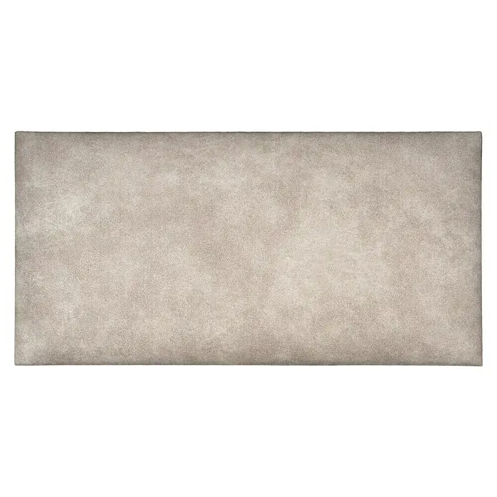 Fllow Wandpolster Preston - Beige, 60 x 30 cm - Nahaufnahme eines rechteckigen, grau gefärbten Textilpaneels mit leichter Textur, ideal für Wandverkleidungen und akustische Lösungen.