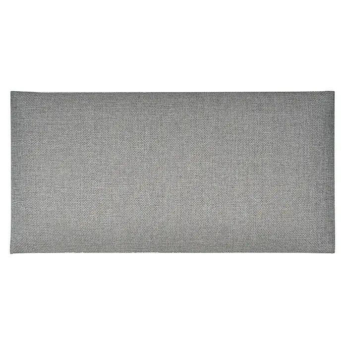 Fllow Wandpolster-Set Inari A2 - 300 x 120 cm, Grau - Nahaufnahme eines grauen Teppichs mit feiner Textur, ideal für ein modernes Zuhause. Die dezente Farbgebung passt zu vielen Einrichtungsstilen.