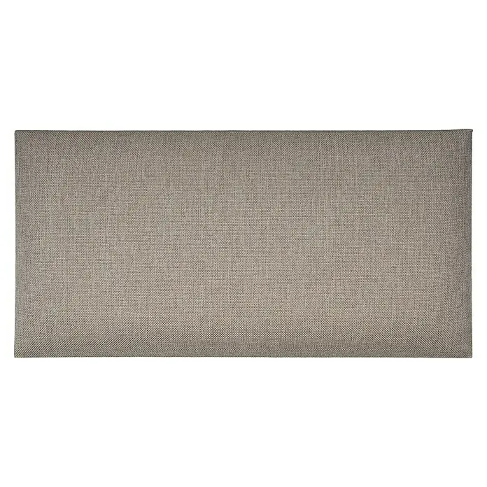 Fllow Wandpolster-Set Inari A4 - 270 x 180 cm, Taupe - Nahaufnahme eines rechteckigen Stoffes mit Textur in einem neutralen Farbton, ideal für Hintergründe oder Textildesignprojekte.