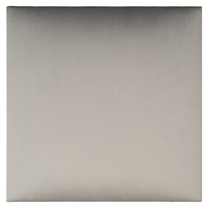 Fllow Deko-Wandpolster Velvet (Grau, L x B: 30 x 30 cm)
