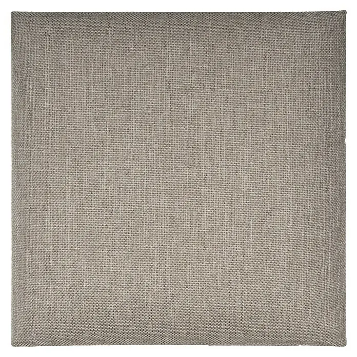 Fllow Wandpolster-Set Inari A4 - 270 x 180 cm, Taupe - Quadratischer, beigefarbener Akustikstoff mit feiner Textur, ideal zur Schallabsorption und als dekoratives Element. Perfekt für Studios und Büros.