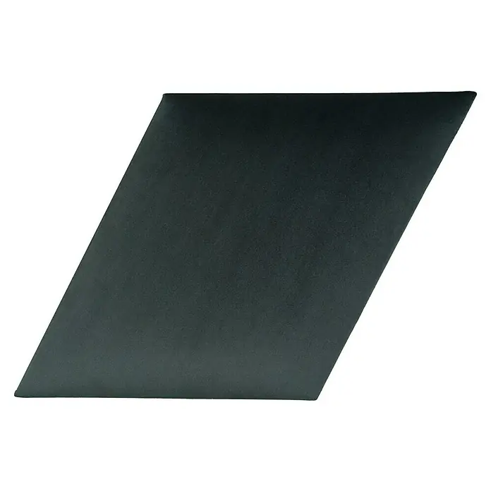 Fllow Wandpolster-Set Velvet C3 - 270 x 150 cm, Grün - Nahaufnahme einer einzelnen, grauen Rautenfliese.
