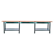 Simonrack Simonwork Banco de trabajo BT6 PRO Box Triple Laminate (L x An: 75 x 300 cm, Altura de trabajo: 86,5 cm, Carga soportada: 1.000 kg, Gris) | BAUHAUS