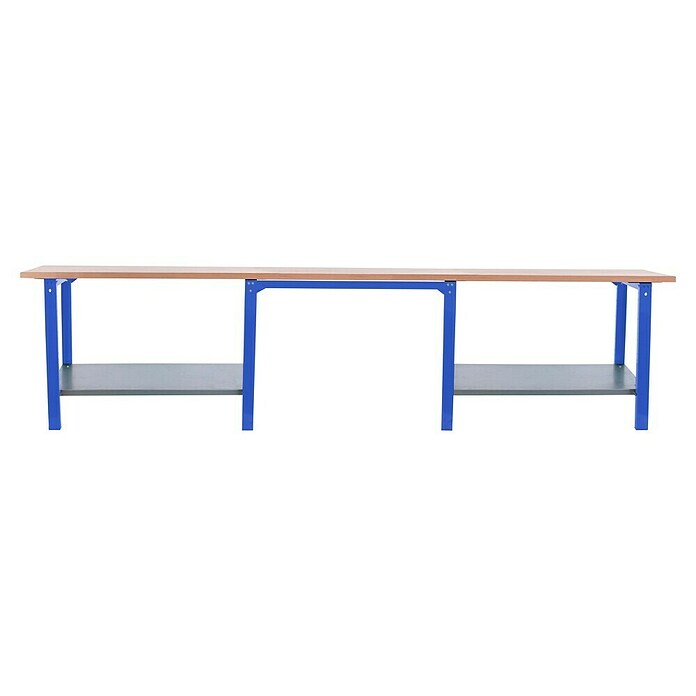 Simonrack Simonwork Banco de trabajo BT6 PRO Triple Laminate (L x An: 75 x 300 cm, Altura de trabajo: 86,5 cm, Carga soportada: 1.000 kg, Azul) | BAUHAUS