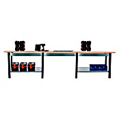 Simonrack Simonwork Banco de trabajo BT6 PRO Box Triple Laminate (L x An: 75 x 300 cm, Altura de trabajo: 86,5 cm, Carga soportada: 1.000 kg, Antracita) | BAUHAUS
